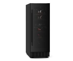 Velaire 57cm 17 Botellas Vinoteca bajo Encimera 2 Zonas Negro