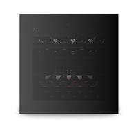 Velaire 59cm 36 Botellas Vinoteca Integrable 2 Zonas Negro