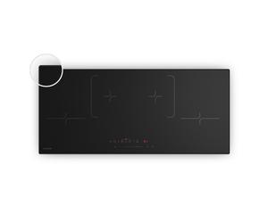 Velaire 90cm Placa de Inducción 4 Fuegos Negro