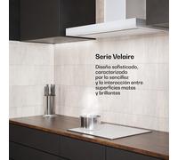 Velaire campana extractora | Elegante, minimalista, potente | Clase de energía A++ | 595 m³/h | 90 cm Klarstein