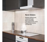 Velaire campana extractora | Elegante, minimalista, potente | Clase de energía A++ | 600 m³/h | 60 cm Klarstein