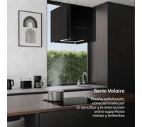Velaire extractor hood con función de elevación 40 cm | Elegante, minimalista, potente | EEC A++ | 601 m³/h