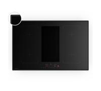 Velaire Flex placa de inducción con campana integrada, minimalista, potente, 8400 W, 80cm