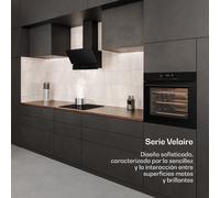 Velaire horno empotrado + placa de inducción Velaire + campana extractora sin borde 60 cm Klarstein
