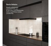 Klarstein Velaire Placa Inducción 90cm - 5 Zonas, 7200W Boost, Control Táctil, Temporizador, Bloqueo Infantil, Indicador Calor Residual, Cocina Inducción, Diseño Minimalista