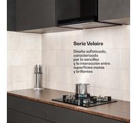 Velaire placa de gas + campana extractora Velaire | Minimalista y elegante | 60 cm Klarstein