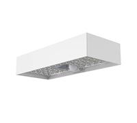 Velamp Aplique de pared LED con energía solar de 800 lúmenes con sensor de movimiento. Blanco, Blanca