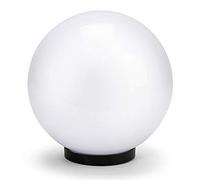 Velamp APOLUX: Esfera exterior de PMMA, 250mm, casquillo E27, color blanco