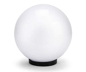 Velamp APOLUX: Esfera exterior de PMMA, 300mm, casquillo E27, color blanco