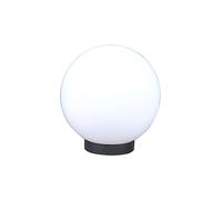Velamp APOLUX Farola Exterior, 200 mm, Montaje E27, Compatible con LED, IP44 a Prueba de Agua, para Jardines, Parques, condominios, terrazas, Transparente