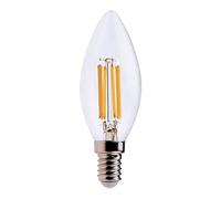 Velamp Bombilla de filamento LED, Olive C35, 6W / 806lm, base E14, 4000K