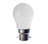 Velamp Bombilla LED SMD, Esfera P45, 6W / 470lm, Base B22 (Francia), 3000K