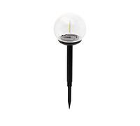 VELAMP Estaca solar, LED efecto filamento, diámetro 10cm. Negro