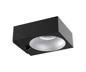 Velamp HOLDEN: Aplique de pared LED solar de 1000 lúmenes con detector de movimiento. Color negro