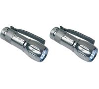 Velamp IN240 Luz de inspección LED súper Brillante de 25 LM. Compacto, Resistente, en Aluminio. Funciona con Pilas. Funda incluida. para el hogar, automóvil, Senderismo, Camping, Caza, 1 W