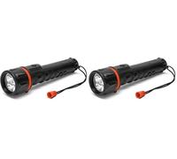 Velamp IRUB3LED Linterna De CauCho Con LED, 3 Pilas D (Paquete de 2)