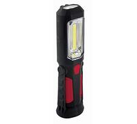 Velamp IS404 - Lámpara de trabajo con enganche e imán 8 + 1 LED SMD, color negro