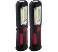 Velamp IS404 - Lámpara de trabajo con enganche e imán 8 + 1 LED SMD, color negro (Paquete de 2)