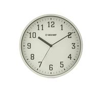 Velamp Reloj de Pared Redondo de Cuarzo de 25 cm, silencioso, Moderno y de 25 cm. Números fáciles de Leer. Ideal para la Oficina, el salón, la Cocina, la Escuela, el Gimnasio...