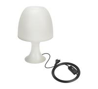 Velamp SETA: Lámpara de mesa blanca con casquillo E14