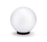 Velamp Sfera APOLUX SPH250 Globo, Farola para Exterior, 250mm, Toma E27, LED Compatible, Impermeable IP44, para Jardín, parques, condominios, terrazas, Blanco