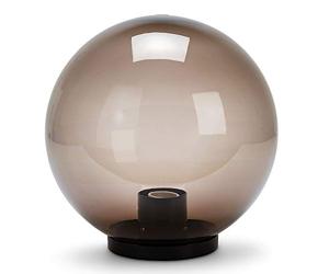Velamp Sfera APOLUX SPH250 Globo, Farola para Exterior, 250mm, Toma E27, LED Compatible, Impermeable IP44, para Jardín, parques, condominios, terrazas, Blanco