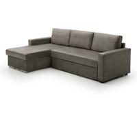 Velare Sofá cama chaise longue low cost izquierda gris oscuro 226x146x85