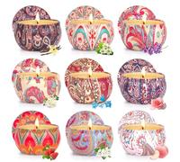 Velas Aromáticas, 9 Piezas Velas Perfumadas de Cera de Soja Natural, Juegos de Velas, Regalo de Mujer para Baño Yoga Boda Cumpleaños Día de la Madre Navidad