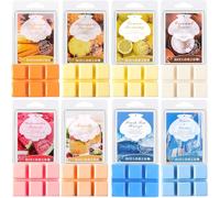 Velas Aromáticas Mujer, Cera Perfumada Frangancia Juego Cera de Soja velas Coco Limón Lavanda Canela para Decorativas Aniversario Cumpleaños Yoga Baño (Verano costero)