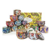 Velas Aromaticas, Topsics 16 Piezas 2.8 OZ Juego de Vela Perfumada, Velas de Cera de Soja Natural, Regalos para Día de Madre, San Valentín, Cumpleaños, Baño, Navidad y Decoración Hogar