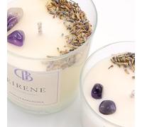 VELAS AROMÁTICAS, vela perfumada de lavanda, vela lavanda, velas decorativas, Velas para regalar, velas bonitas, velas aromáticas para regalo, cera de soja (Pequeña 125g)