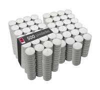 Velas Blancas | Pack velas de 500 Unidades | Velas de Té Calientaplatos | Tealight | 8 Horas de Duración | Velas Decorativas Sin Perfume |