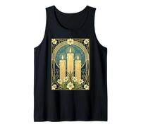 Velas ceremoniales de iluminación y alegría Nowruz Camiseta sin Mangas