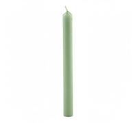 Velas cilíndricas a todo color Ø 1,9 cm 12 piezas - Verde salvia
