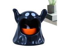 Velas con luz fantasma,Velas sin llama fantasma - Vela LED fantasmal de Halloween - Velas sin llama de fantasma de Halloween, candelitas eléctricas para decoraciones de mesa de dormitorio de fiesta