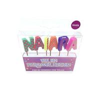 Velas con nombre para fiestas y cumpleaños (Naiara)
