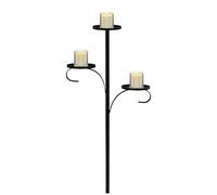 Velas con punta de árbol, base de triple candelabro | Soporte para una punta de árbol de Navidad de 3 niveles - Para interior, noche, hogar, otoño
