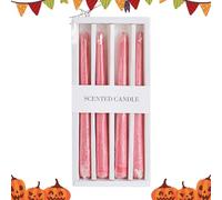 Velas Cónicas Sangrantes Halloween - 4 Piezas Velas de Cera Goteante Sangrienta Espeluznante | Decoración Gótica para Fiestas Cumpleaños Noches de Películas de Terror Reuniones Familiares y Ambientaci