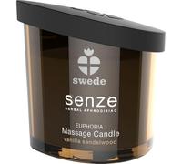 SWEDE Senze Euforia Vela Masaje Vainilla Sándalo - Vela Aromática Que Se Transforma En Aceite Para Masajes Suaves