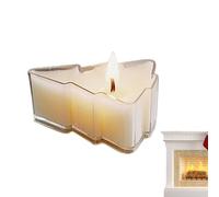 Velas de árbol de Navidad, decoración de velas de Navidad hechas a mano, suministros de para apartamentos, dormitorios, oficinas, dormitorio, sala de estar, escuela de Acción de Gracias