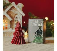 Velas De Árbol De Navidad | Vela de Natural con Aromaterapia para Navidad | Pequeños Centros De Mesa Decorativos Para El Hogar Para Mujeres, Comedor, Estudio, Eventos, Ventana
