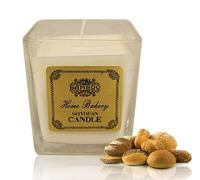 Velas de Cera de Soja | Vela Aromática Fragancia Panadería | Velas de Soja Aromaticas con Aroma Panadería | Fragancia de Larga Duración | Presentación en Tarro de Vidrio Reciclado