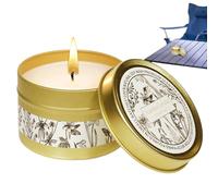 Velas de emergencia de estaño - Velas de supervivencia de longitud de emergencia en fuego | Vela sostenible | Vela al aire libre | Decoración de iluminación de cera de soja 20 horas de largo Burning