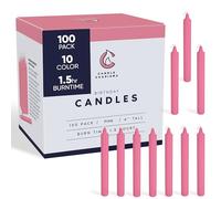 Velas de hechizo rosa para brujería, velas de cumpleaños, campanillas, fiestas