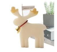 Velas de : juego de velas aromáticas navideñas con bonito diseño de reno, festivo decorativo | Centro de mesa navideño para reuniones familiares, celebraciones de temporada, decoración de