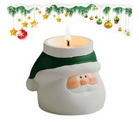Velas de Navidad,Larga Ardiente Santa Claus - Vela de de soja en una olla,Para Navidad Vacaciones Invierno Casa Celebración Relajación