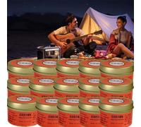 Velas de Supervivencia,15pcs Velas de Emergencia a Prueba de Viento,Velas sin Humo de Larga duración (26-30 Horas),Velas de Cera de Soja en Frasco para Cortes de energía,Actividades al Aire Libre (A)