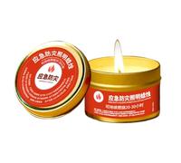 Velas de supervivencia, cera de iluminación sin perfume, resistente al viento, de larga duración, brillante, portátil, velas de combustión lenta para tienda de campaña, camping, senderismo, pesca