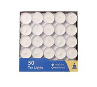 Velas De Té 50 Piezas De Velas De Té Sin De Natural Ideales Para Bodas Y