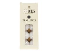 Velas de té de cera blanca Price's 4,5h paquete de 10